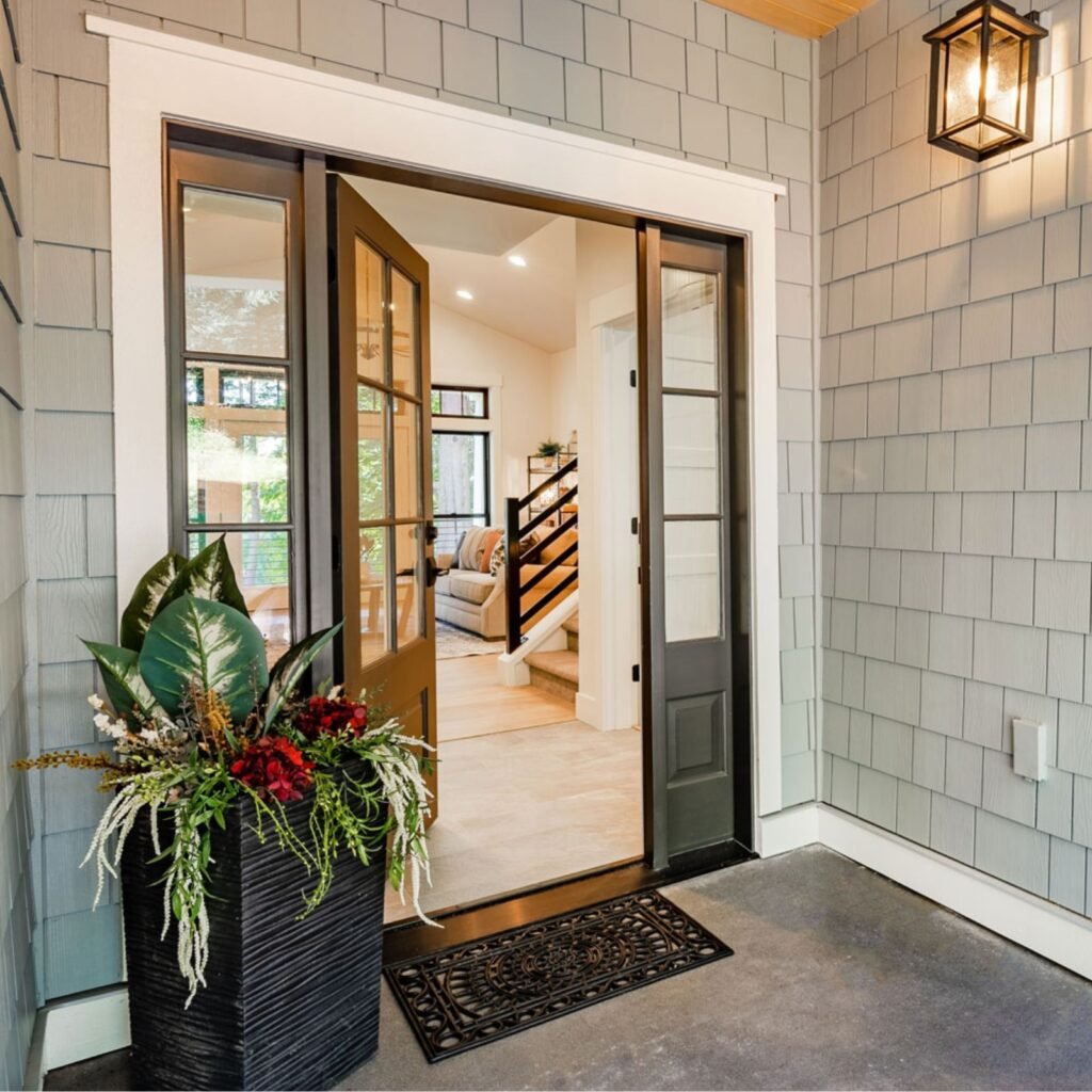 entrance wood door