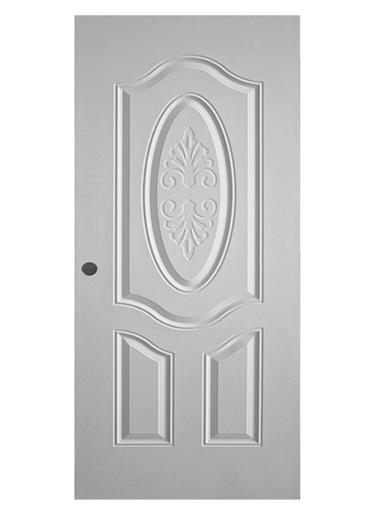 interior steel door with flower design