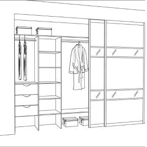 sliding wardrobe door