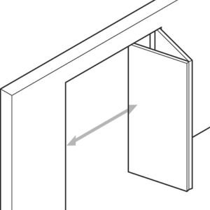 Bifold wardrobe door