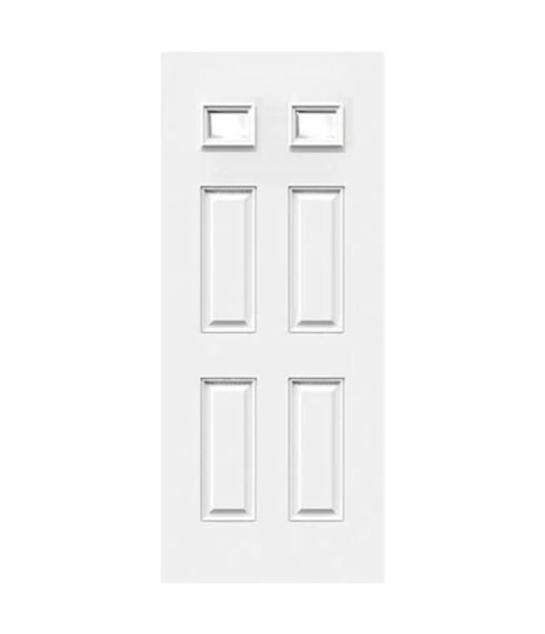 6 panel steel door