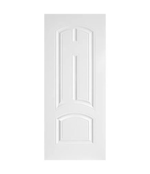 white steel door