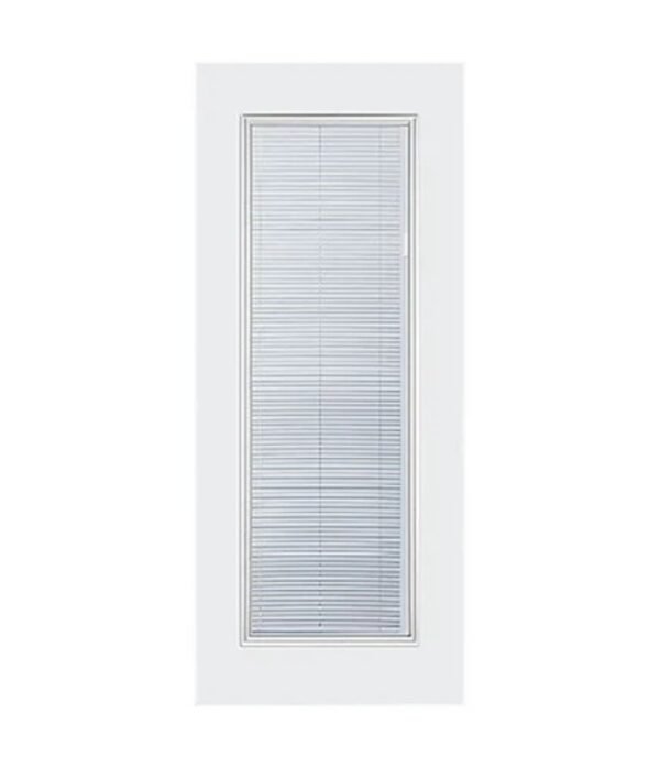 glass louver steel panel door
