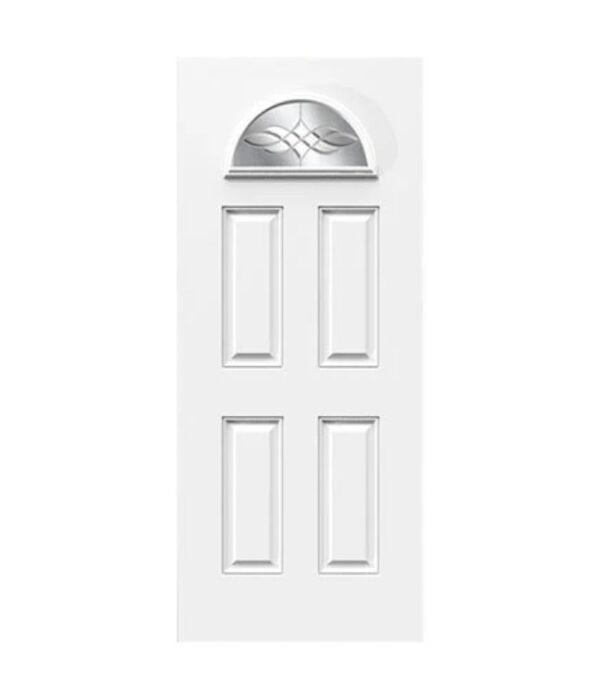 glass steel panel door