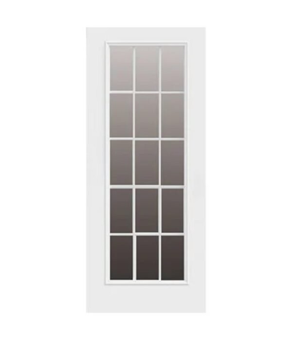 steel panel door with glass