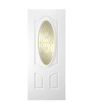 glass steel door