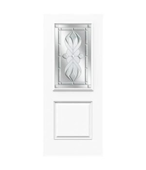 Glass steel door