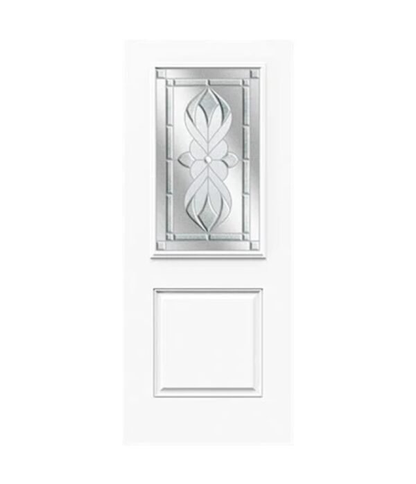 Glass steel door