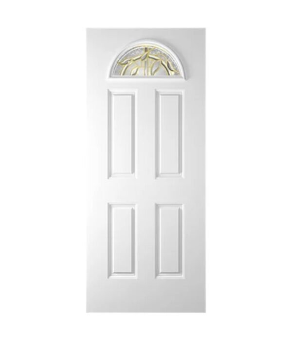 Glass steel panel door