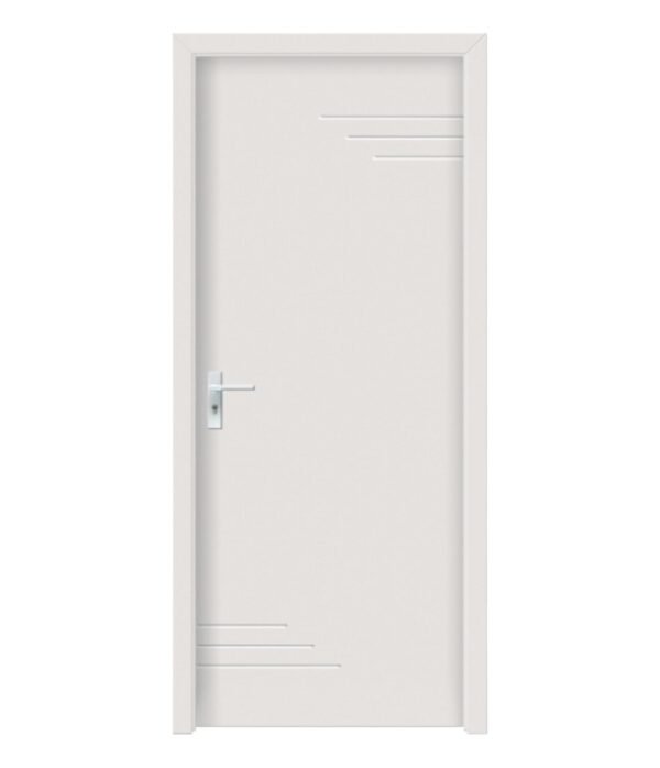 white solid wood door