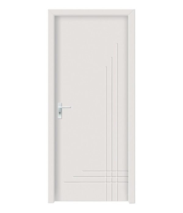 white solid wood door