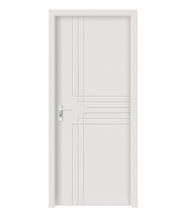 white solid wood door