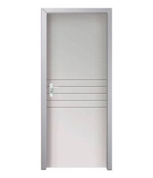 white solid wood door