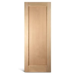 1 panel solid core wood door with wood veneer read for paint
