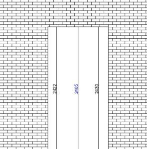 wall hole height