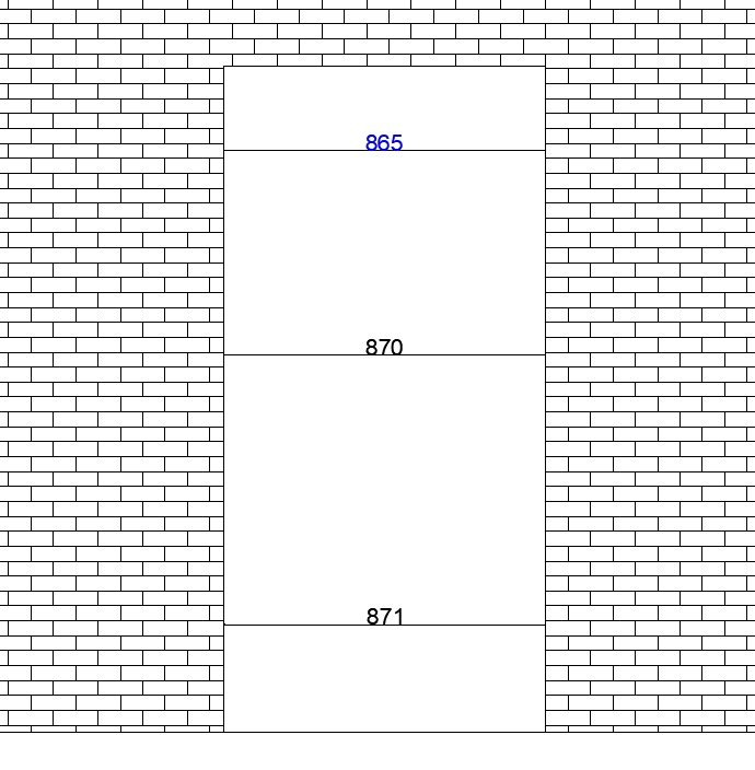 wall hole width